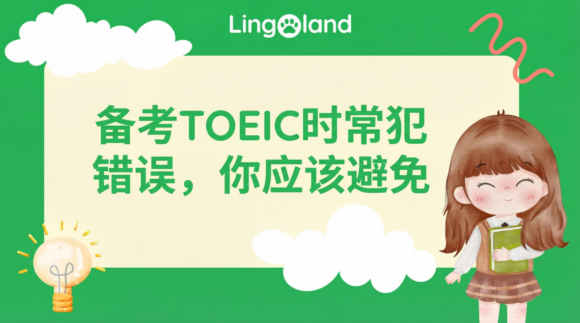 备考 TOEIC 考试时应避免的常见错误。