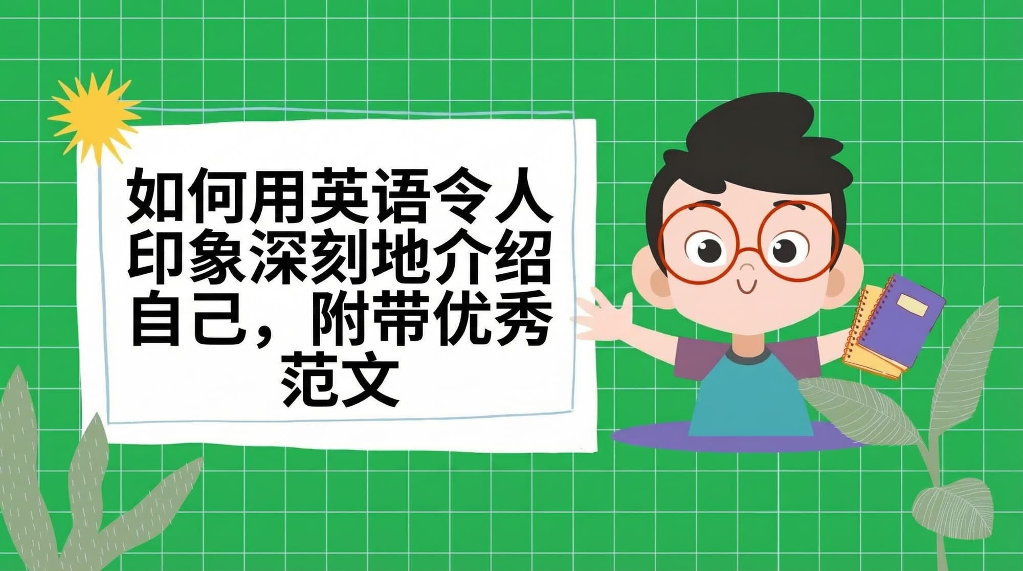 如何用英语进行令人印象深刻的自我介绍，并附范例答案。
