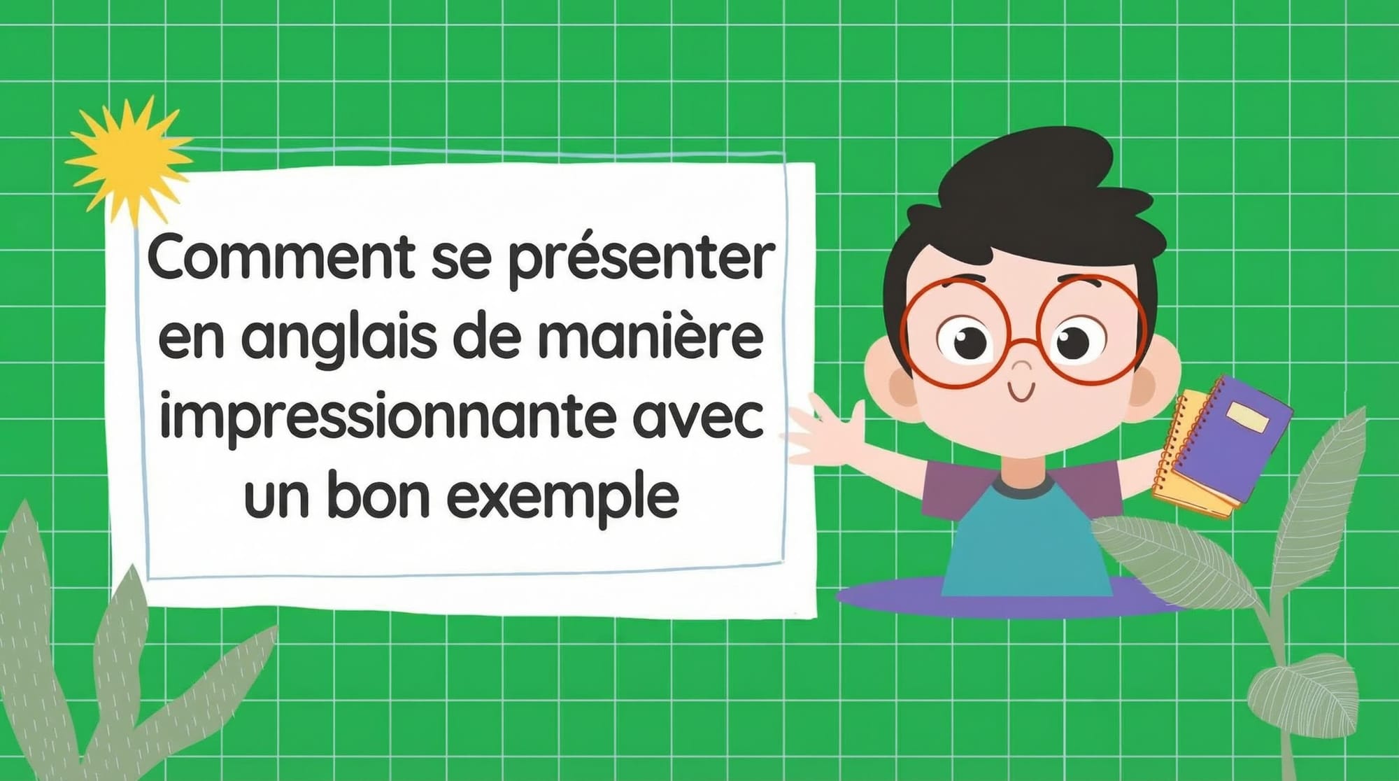 Comment se présenter de manière impressionnante en anglais, avec des exemples de réponses.