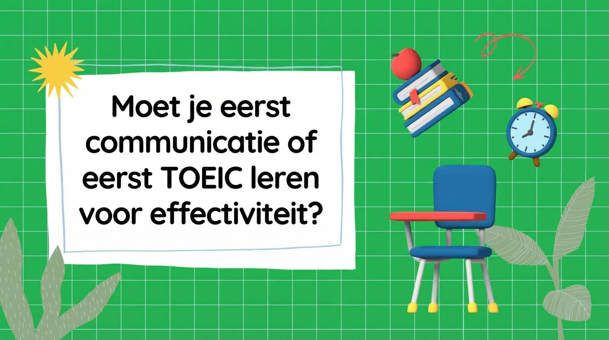 Moet je eerst conversatie-Engels oefenen of eerst de TOEIC-test doen voor betere resultaten?