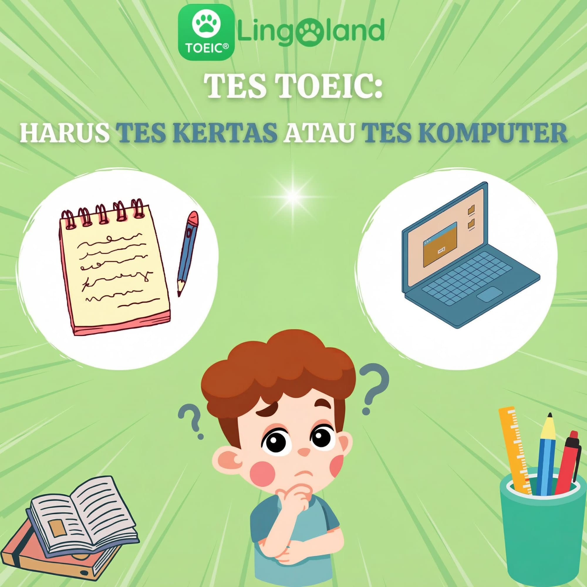 Ujian TOEIC: Haruskah Anda Mengikuti Ujian Berbasis Kertas atau Berbasis Komputer?