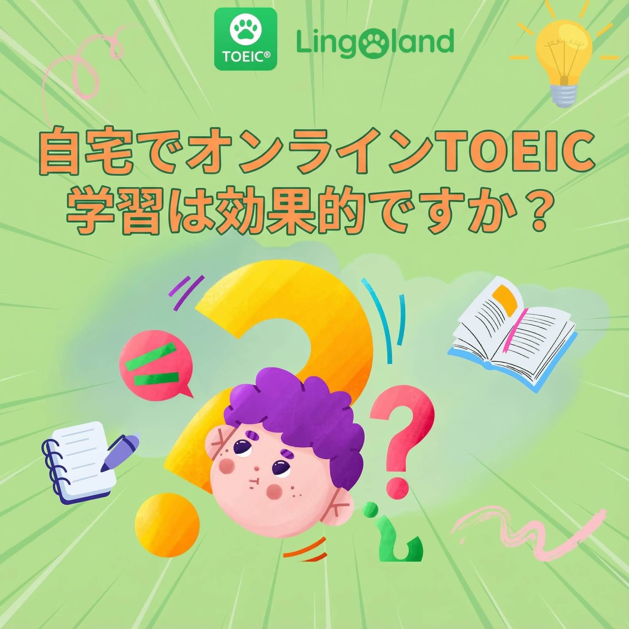 自宅でTOEICをオンラインで勉強するのは効果的ですか？