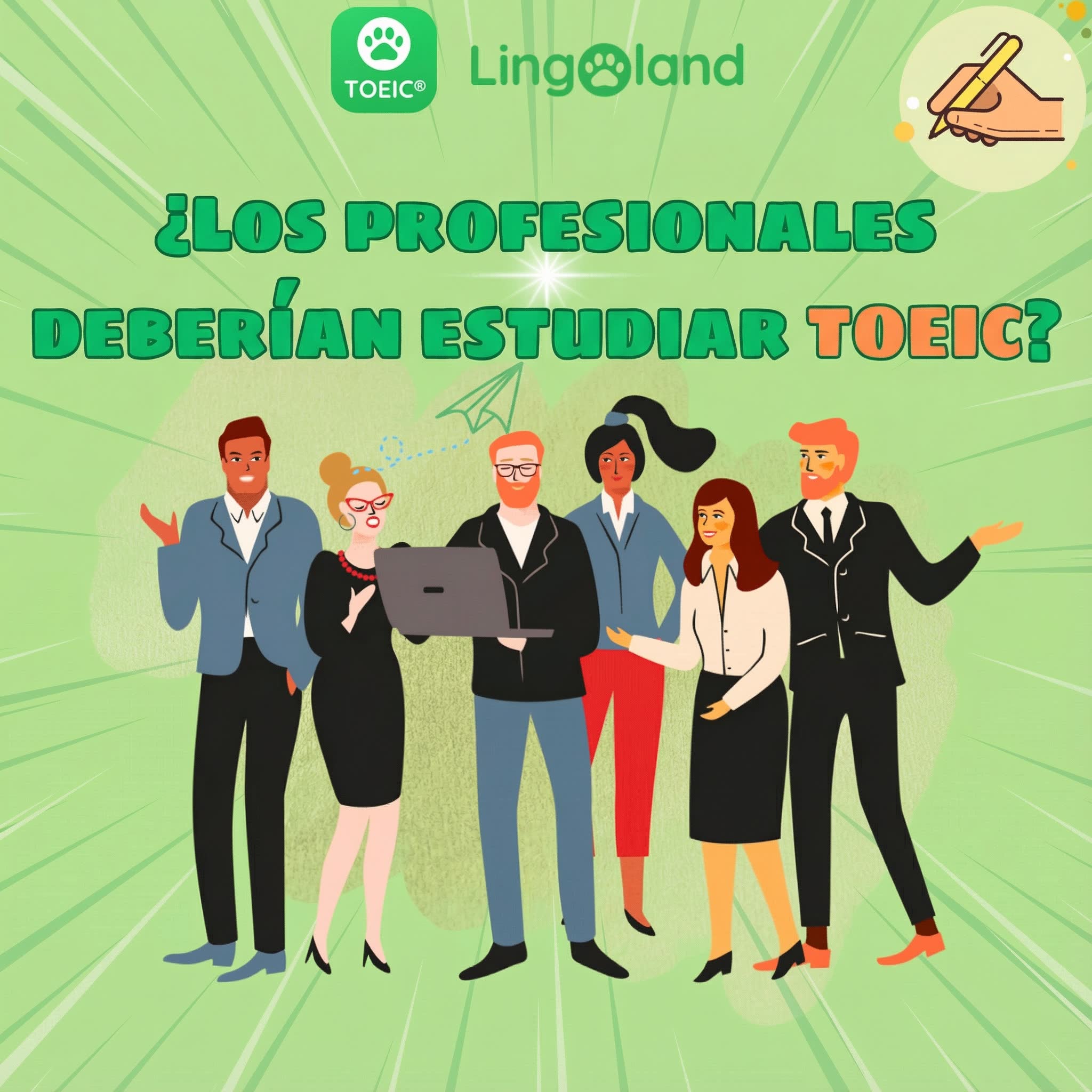 ¿Pueden los profesionales en activo obtener una preparación para el TOEIC?