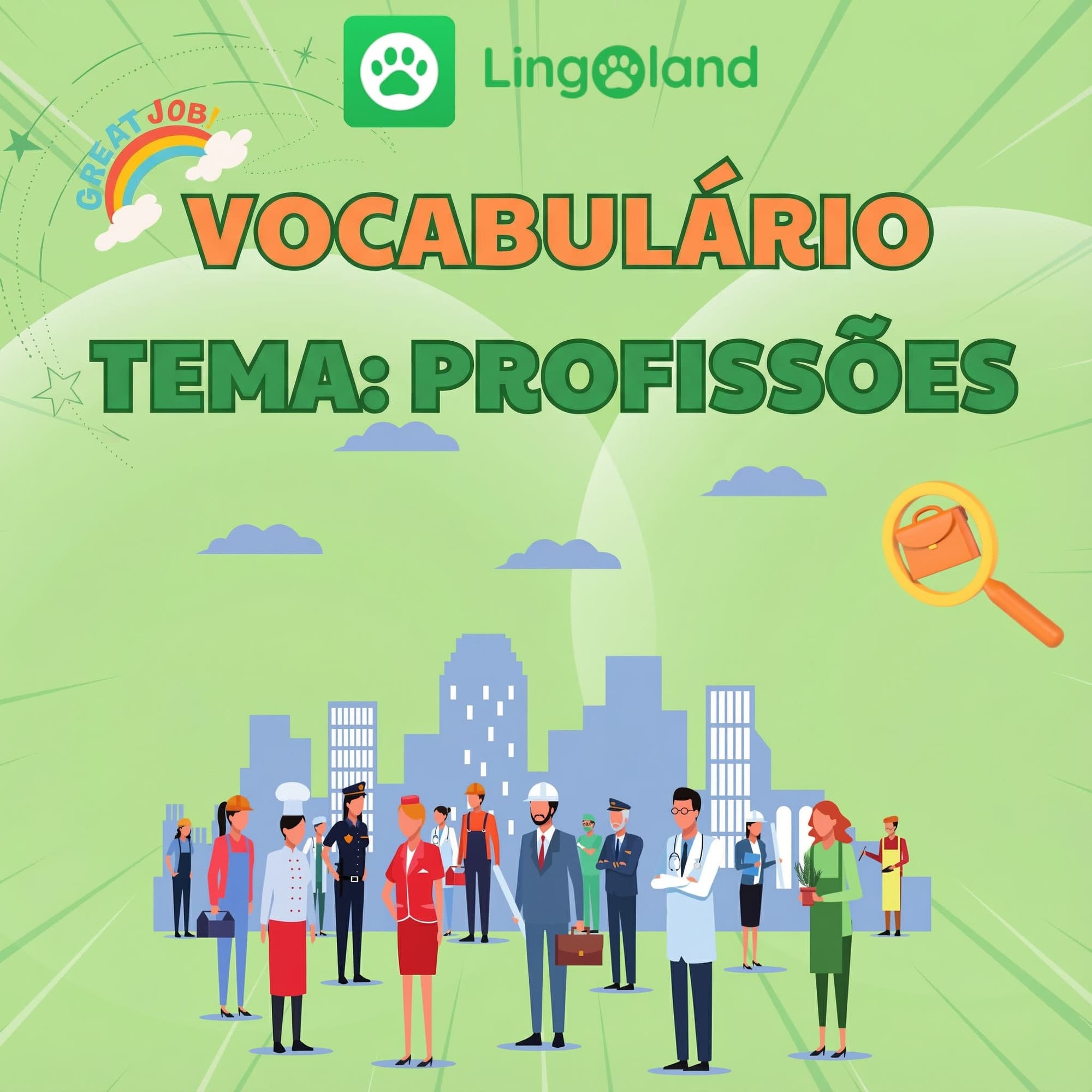 Uma compilação de vocabulário com garantia de aparecer no exame TOEIC.