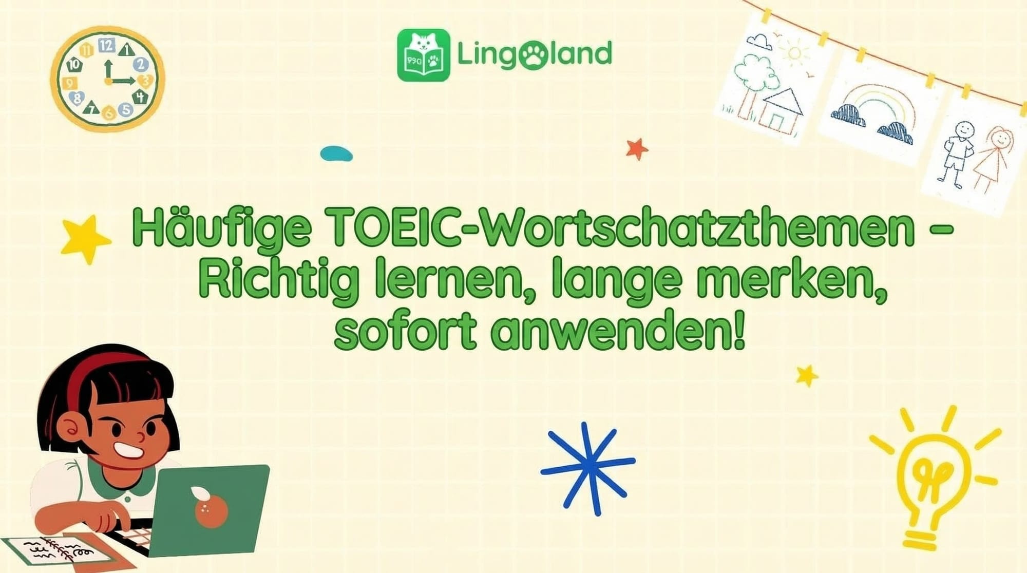 Gängige TOEIC-Vokabelthemen – Richtig lernen, lange behalten, sofort anwenden!