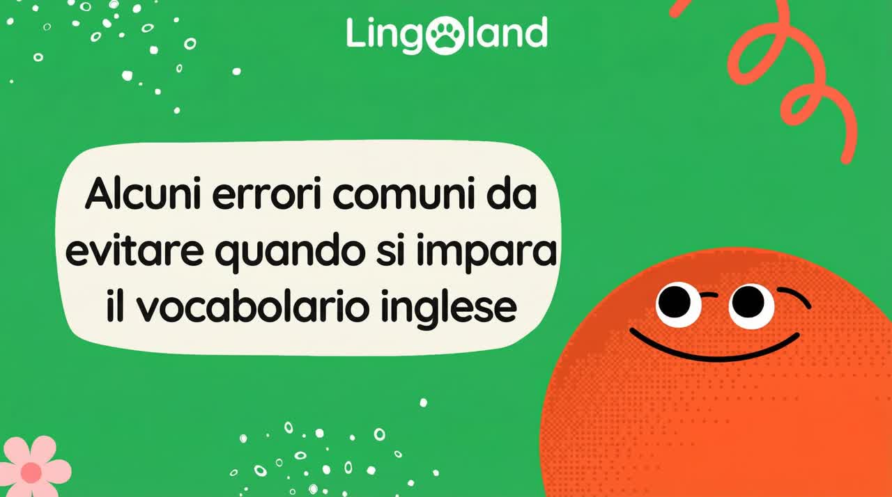 Alcuni errori comuni da evitare quando si impara il vocabolario inglese