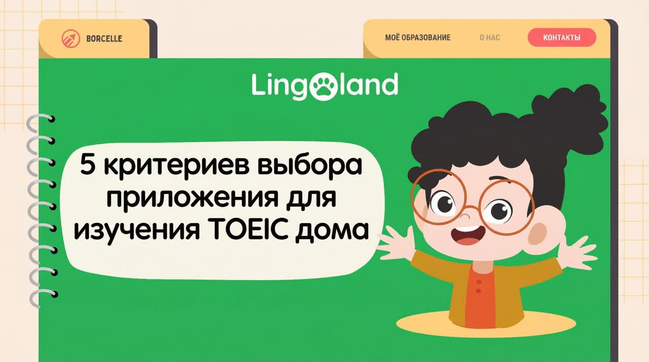 5 критериев выбора приложения для подготовки к TOEIC дома.