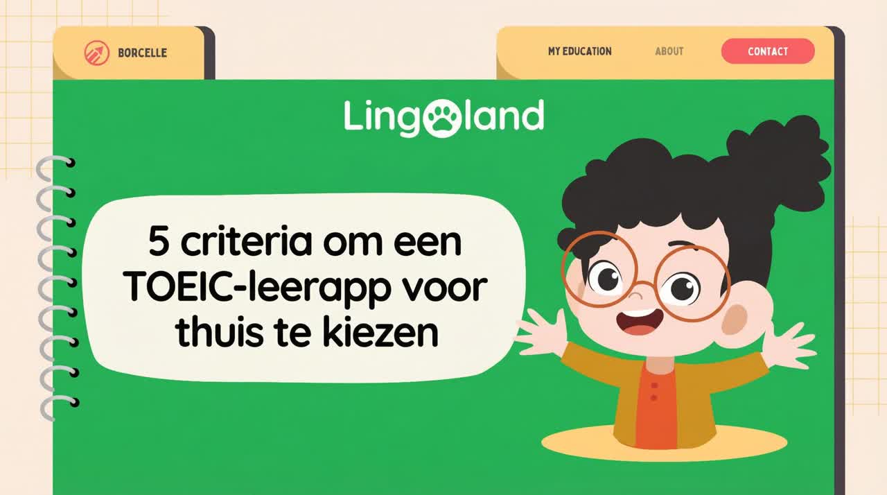 5 criteria voor het kiezen van een TOEIC-leerapp voor thuis.