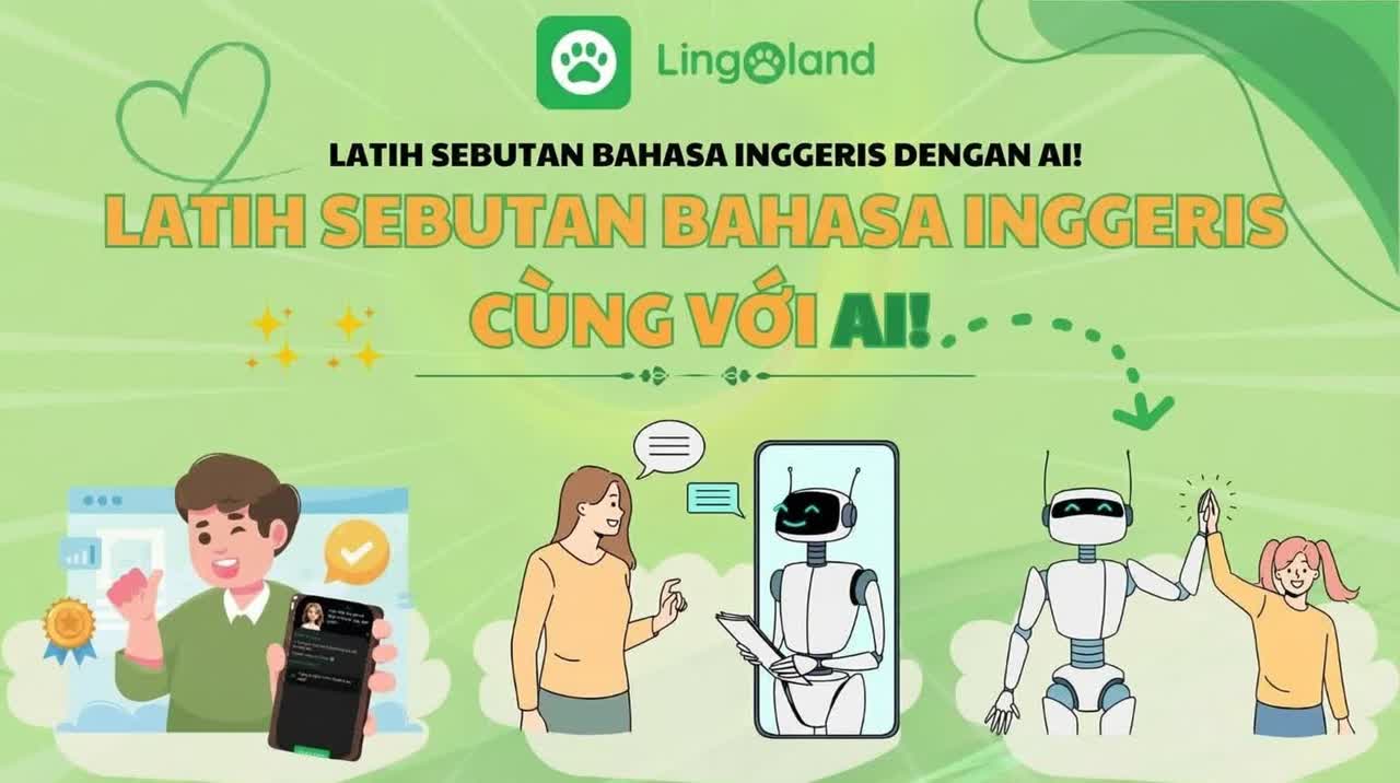 Latih sebutan bahasa Inggeris anda dengan AI.