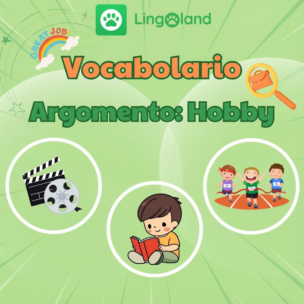 Amplia il tuo vocabolario inglese sugli hobby con Lingoland