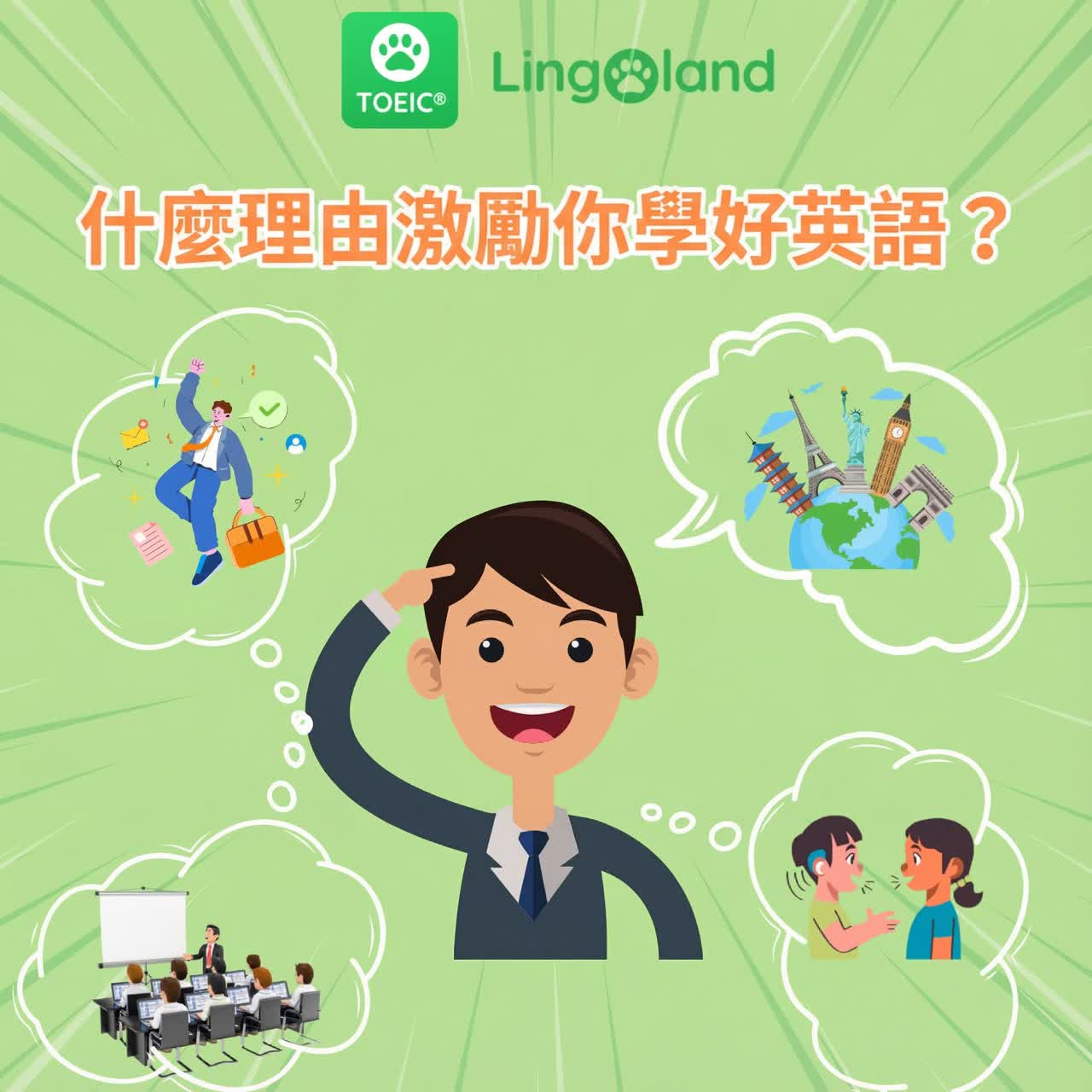 是什麼激勵你去學好英文？