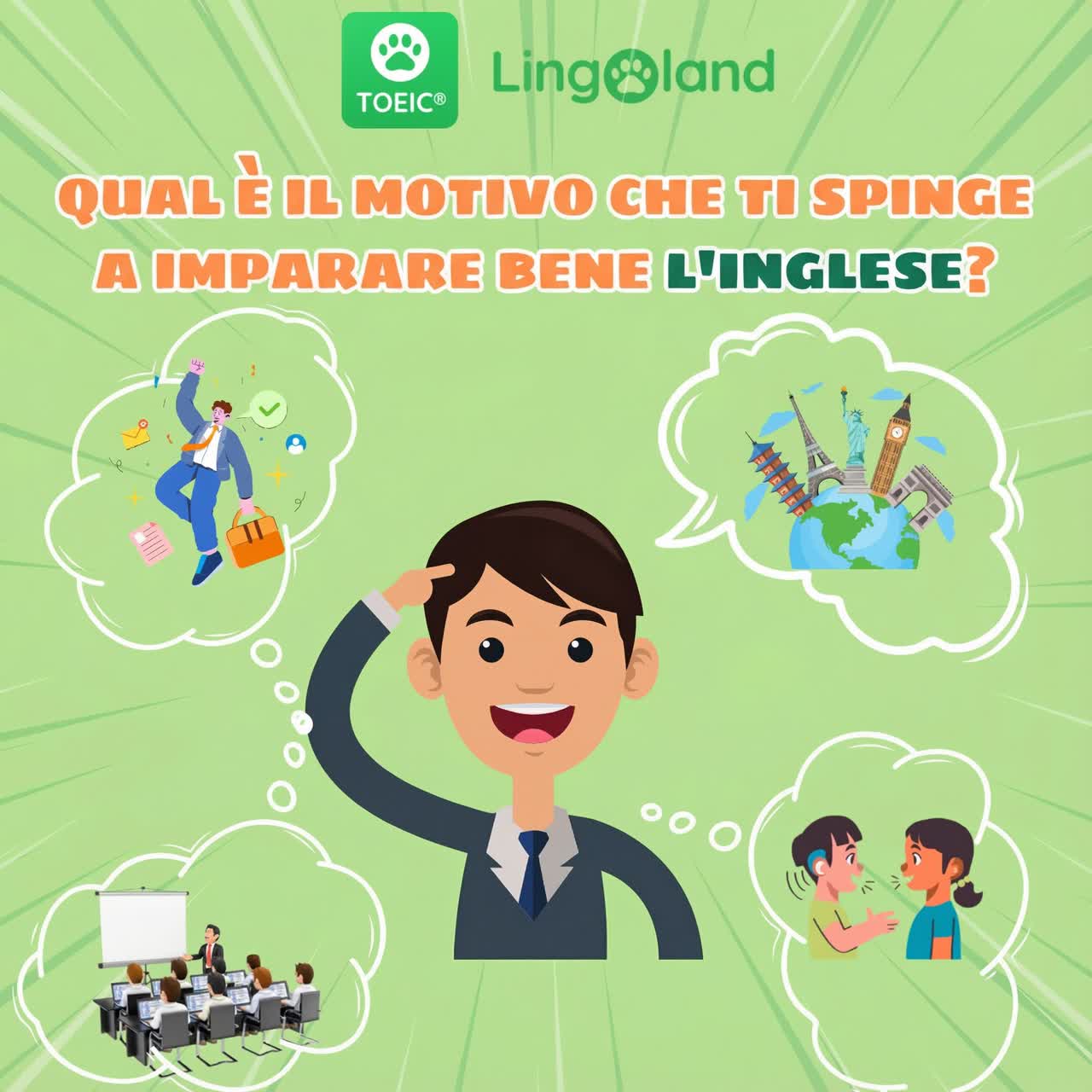 Cosa ti motiva a imparare bene l&#39;inglese?