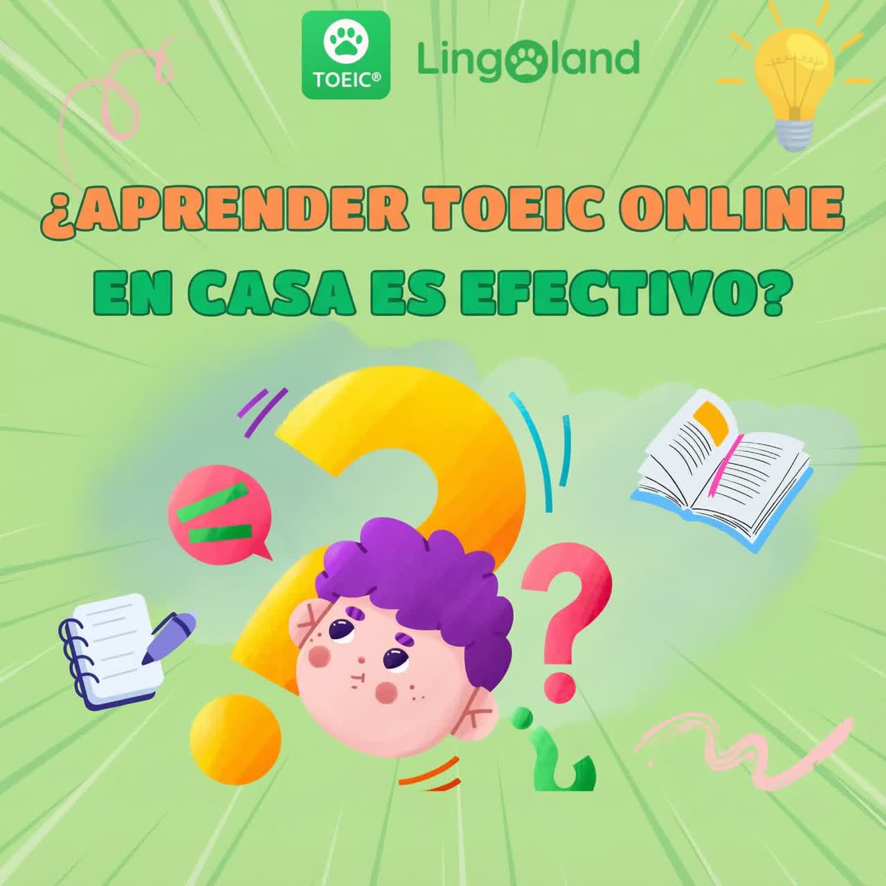 ¿Es efectivo estudiar el TOEIC en línea en casa?