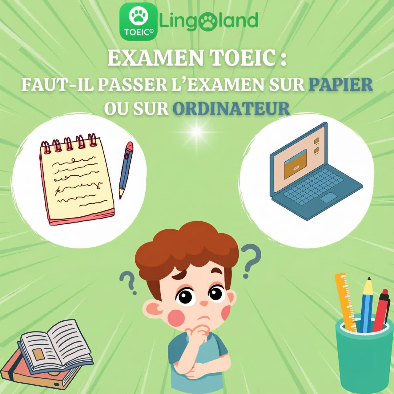 Examen TOEIC : Faut-il passer le test sur papier ou sur ordinateur ?