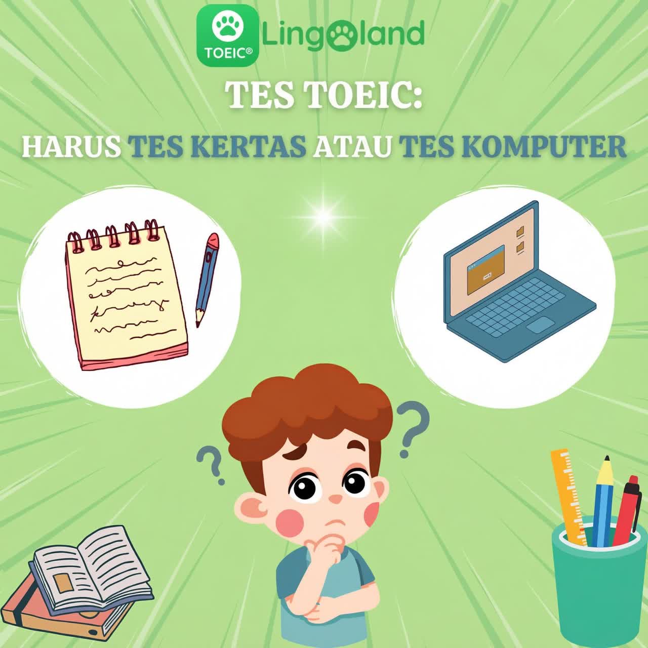 Ujian TOEIC: Haruskah Anda Mengikuti Ujian Berbasis Kertas atau Berbasis Komputer?