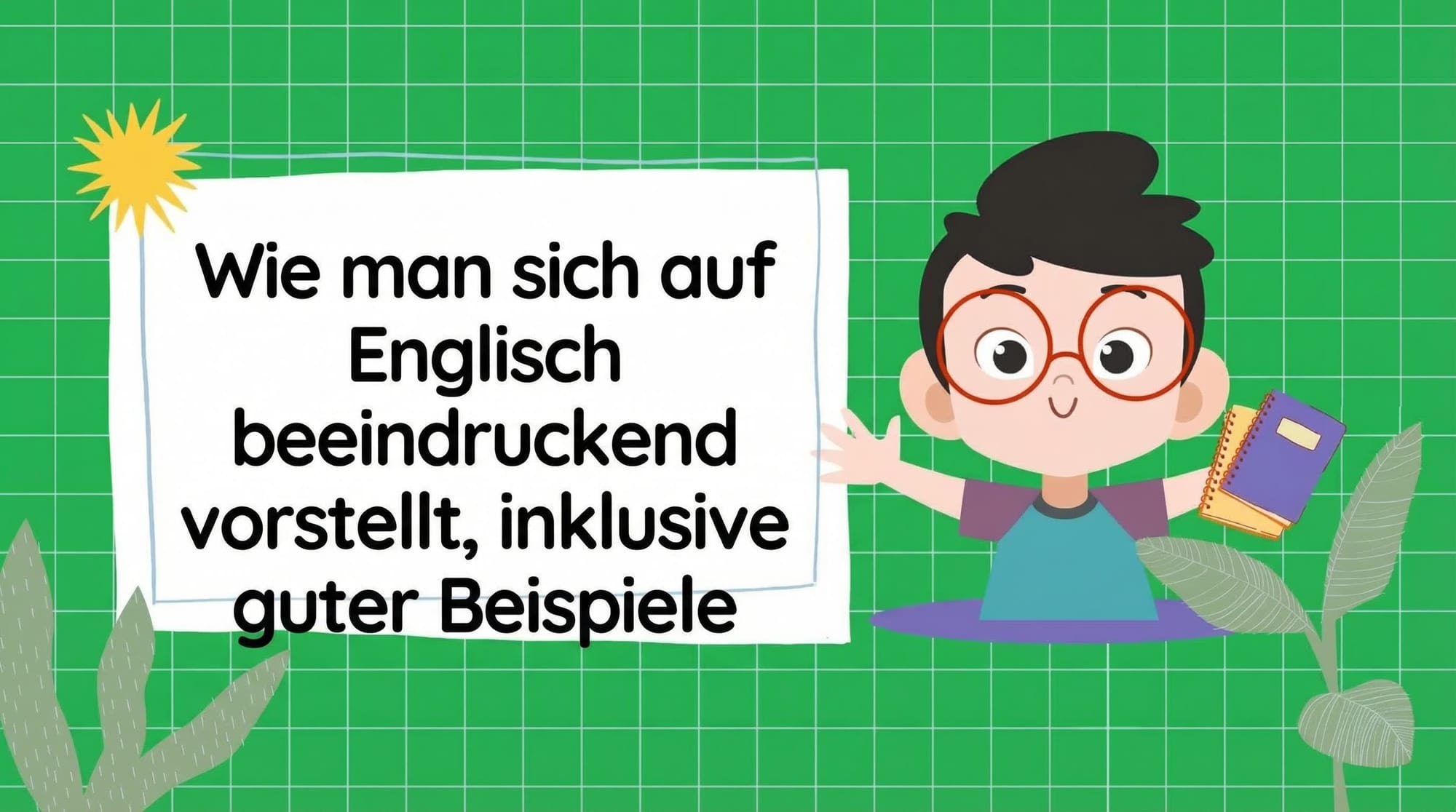 Wie man sich auf Englisch eindrucksvoll vorstellt – mit Beispielantworten.