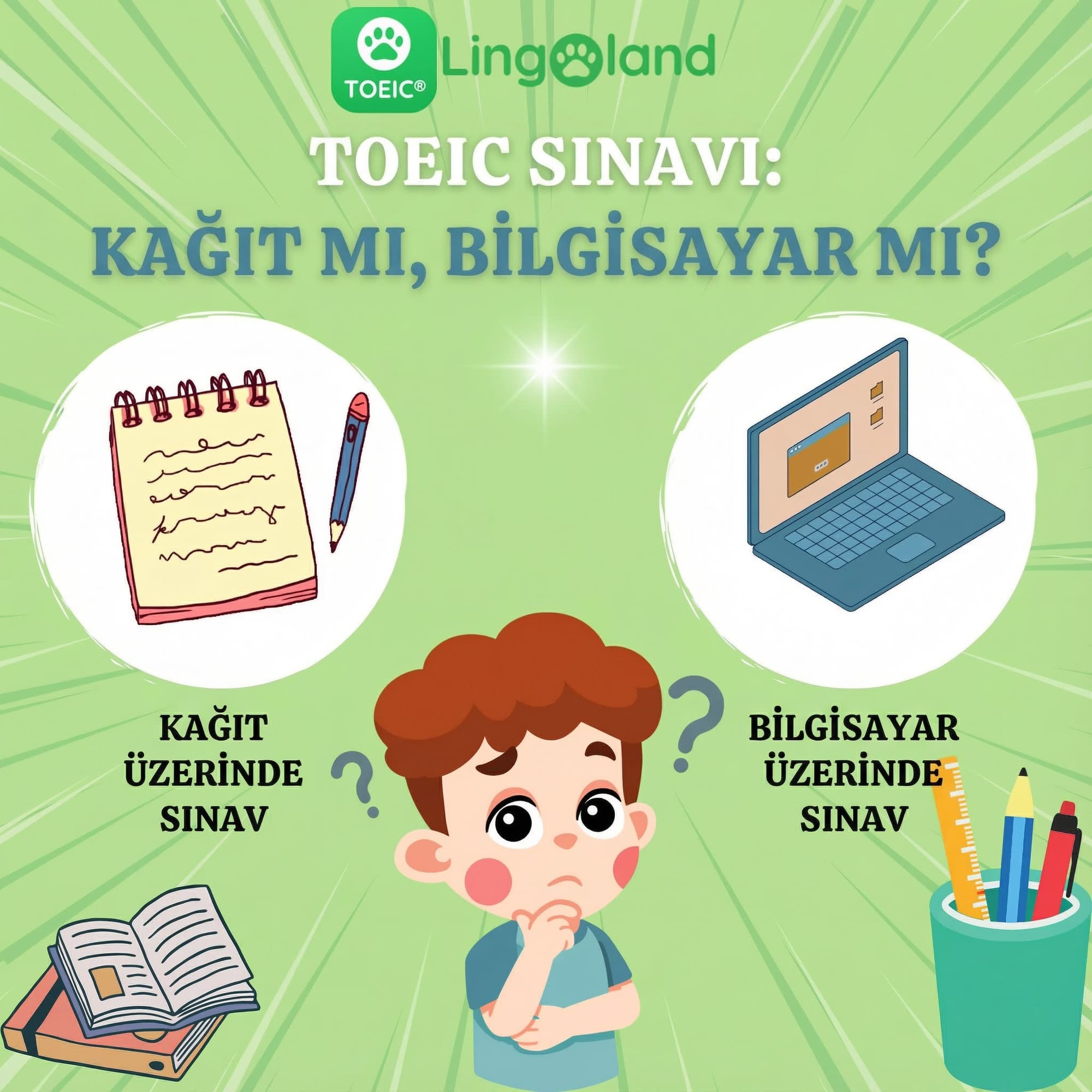 TOEIC Sınavı: Kağıt Tabanlı mı Yoksa Bilgisayar Tabanlı Sınava mı Girmelisiniz?