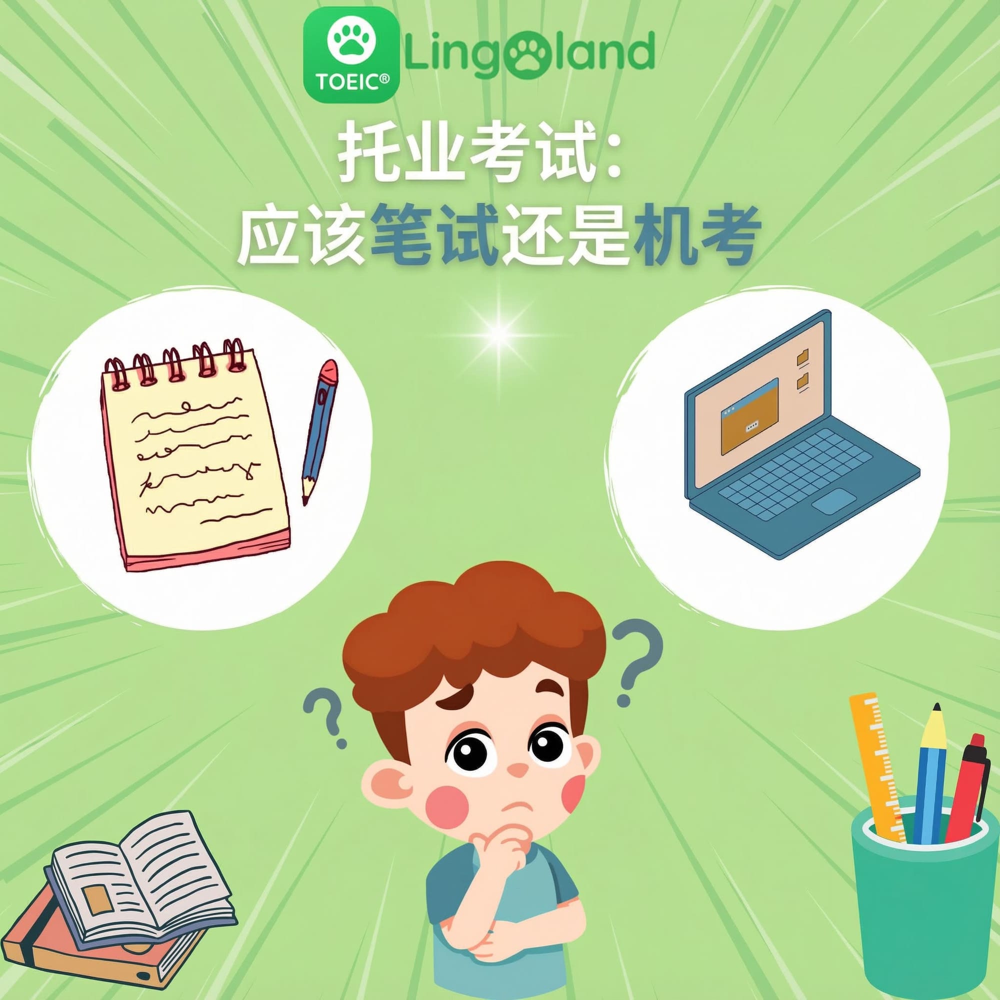 TOEIC考试：你应该选择纸笔考试还是机考？