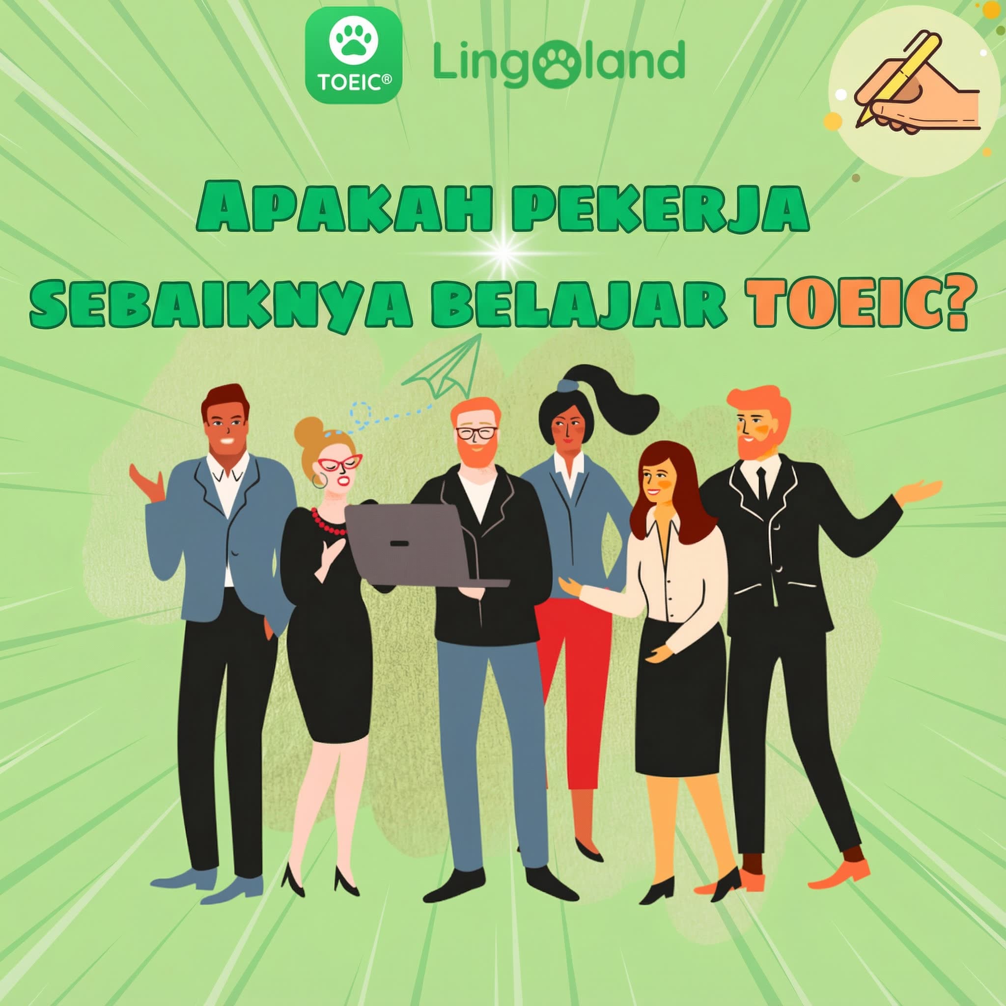 Apakah para profesional yang sedang bekerja dapat mengikuti persiapan TOEIC?