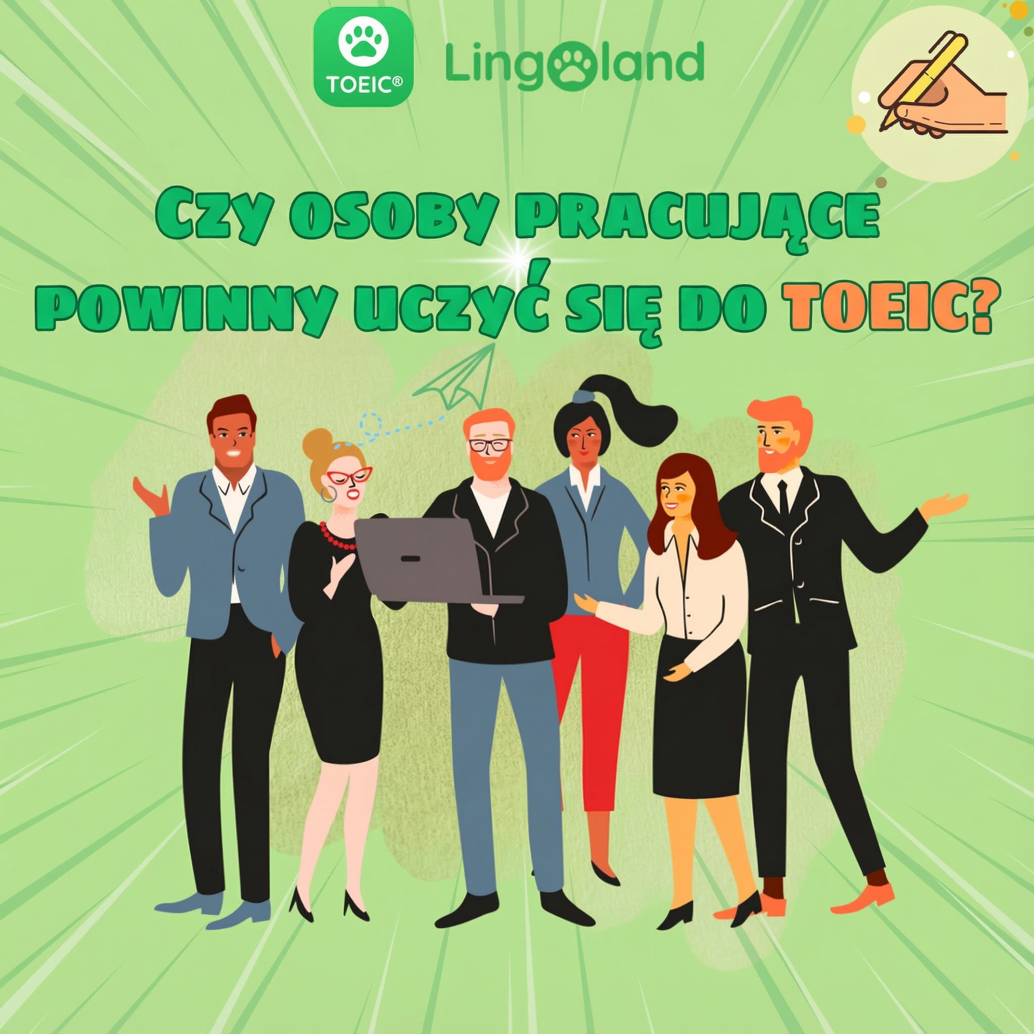 Czy osoby pracujące zawodowo mogą otrzymać przygotowanie do egzaminu TOEIC?