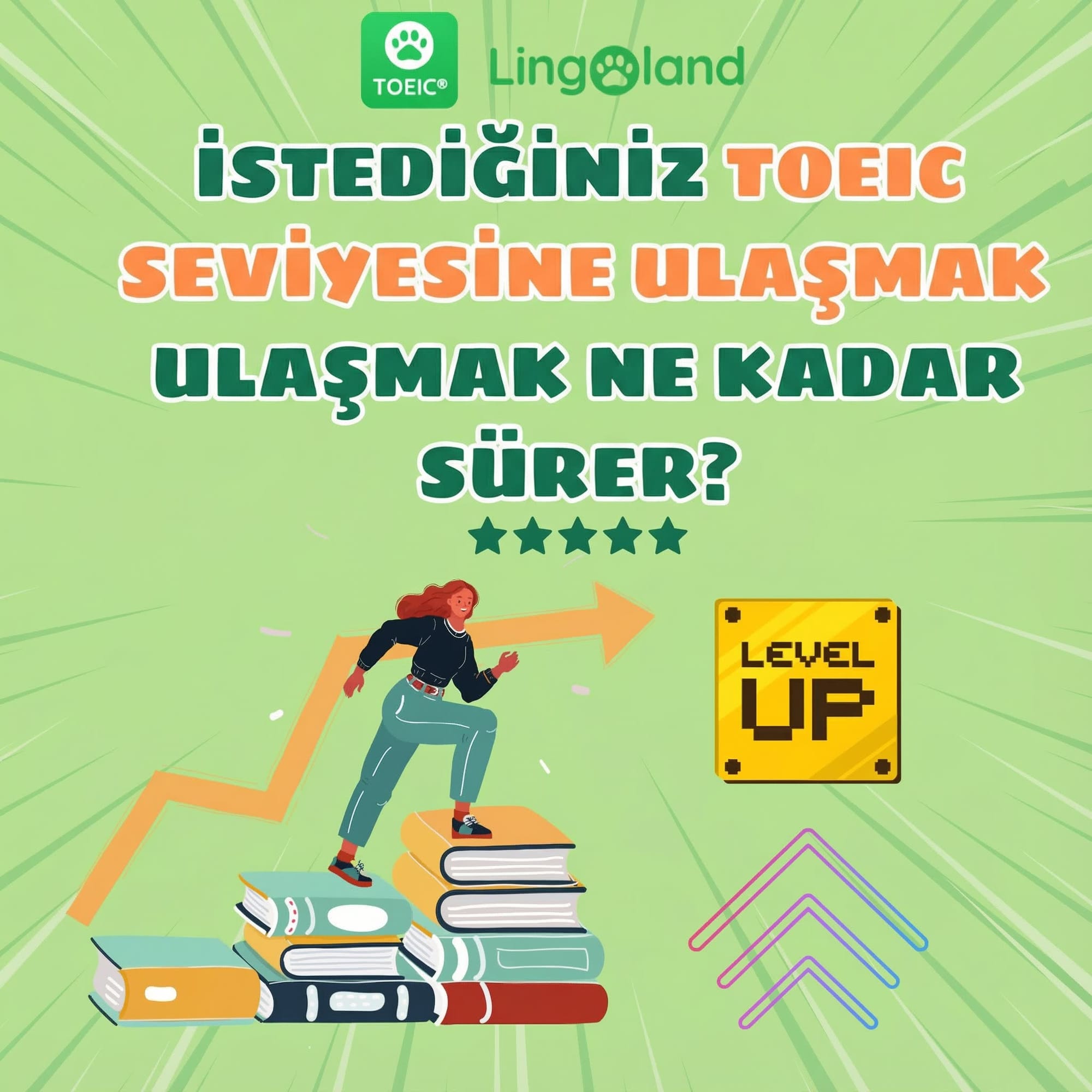 TOEIC sınavında istediğim seviyeye ulaşmam ne kadar sürer?