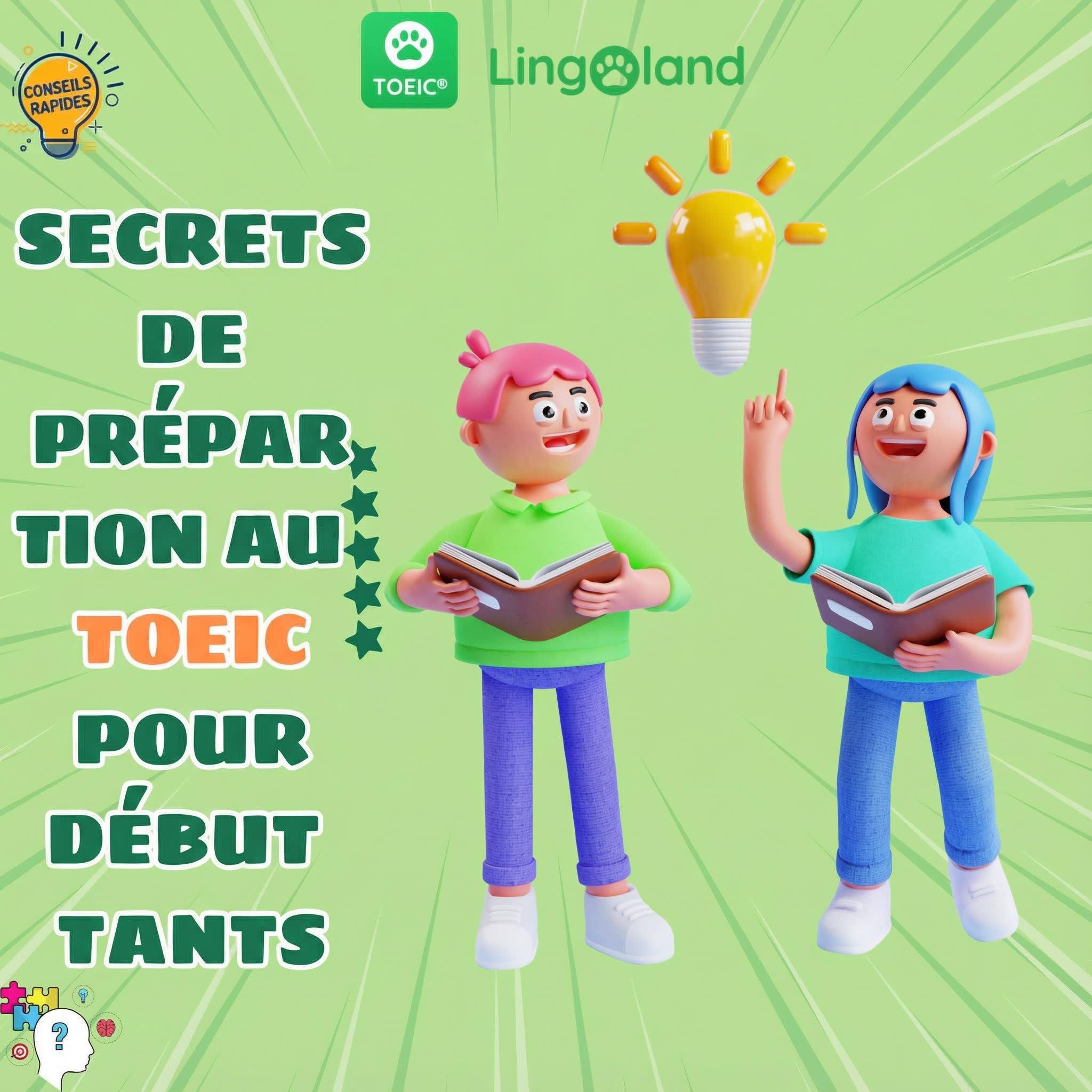 Conseils de préparation à l'examen TOEIC pour les débutants