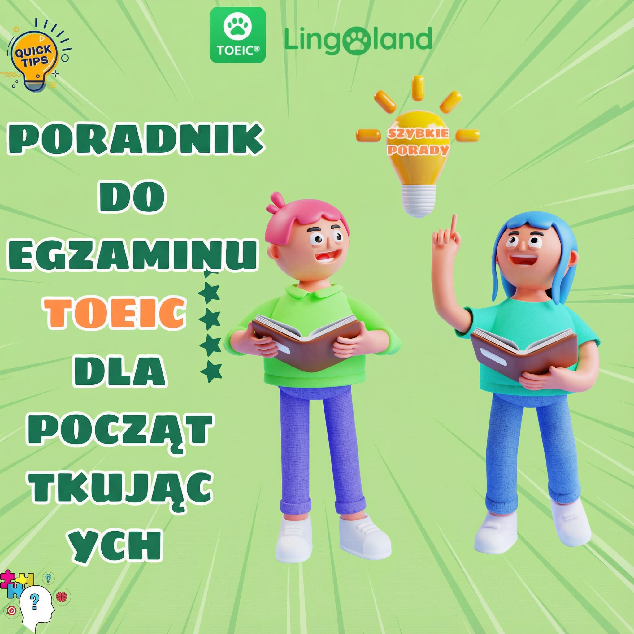 Wskazówki dotyczące przygotowania do egzaminu TOEIC dla początkujących