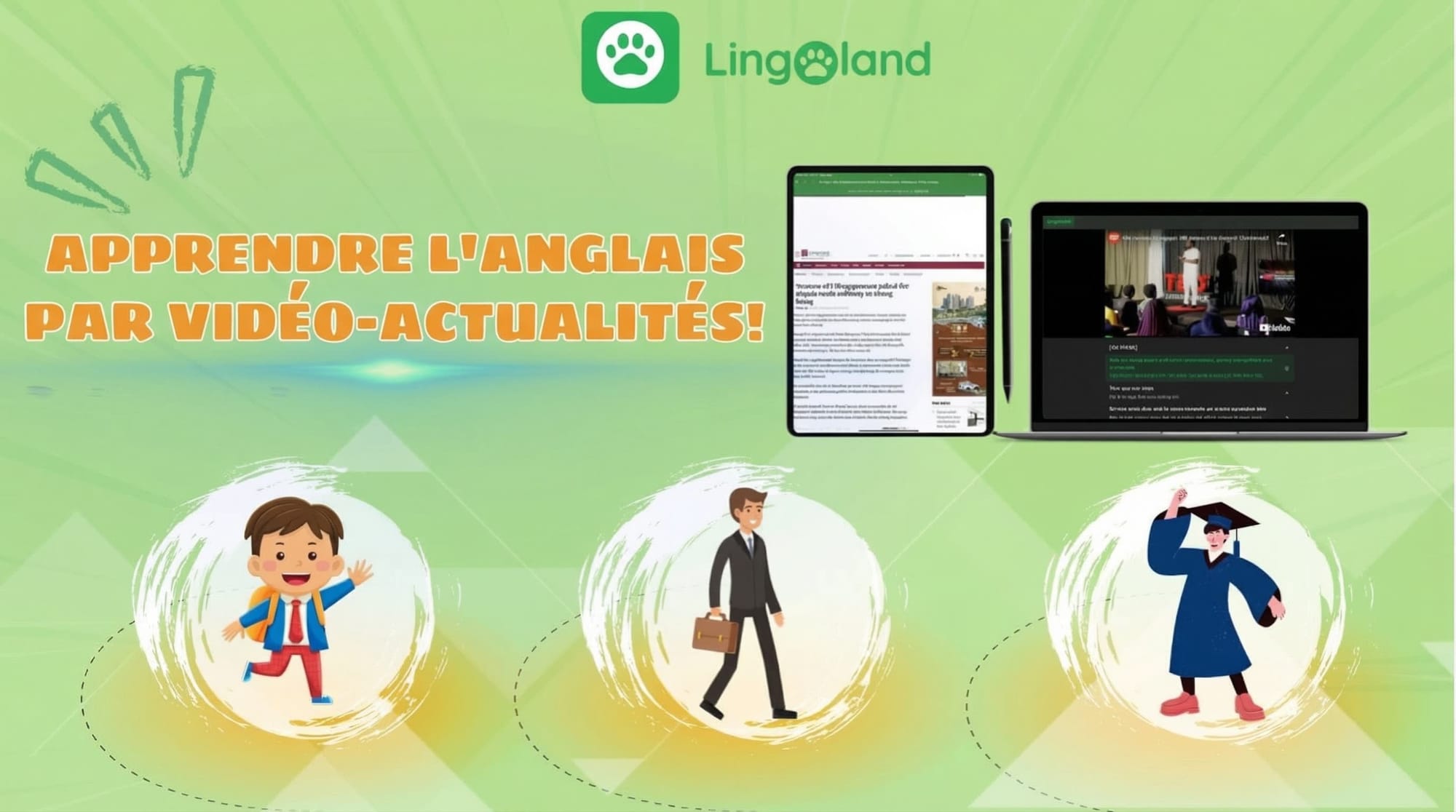 Apprenez l'anglais grâce aux vidéos et à l'actualité