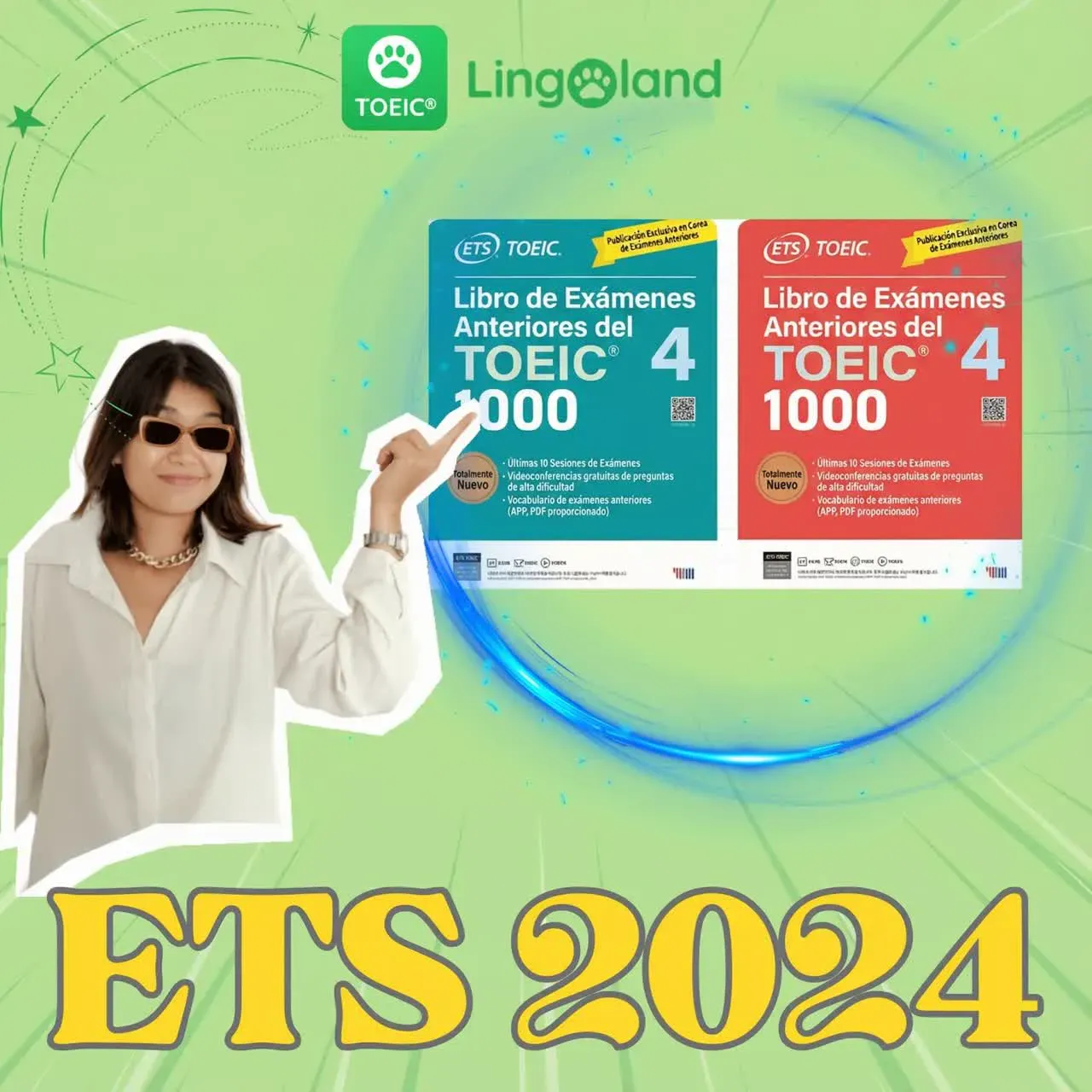 Libro ETS TOEIC 2024: un recurso eficaz para la preparación del examen TOEIC.