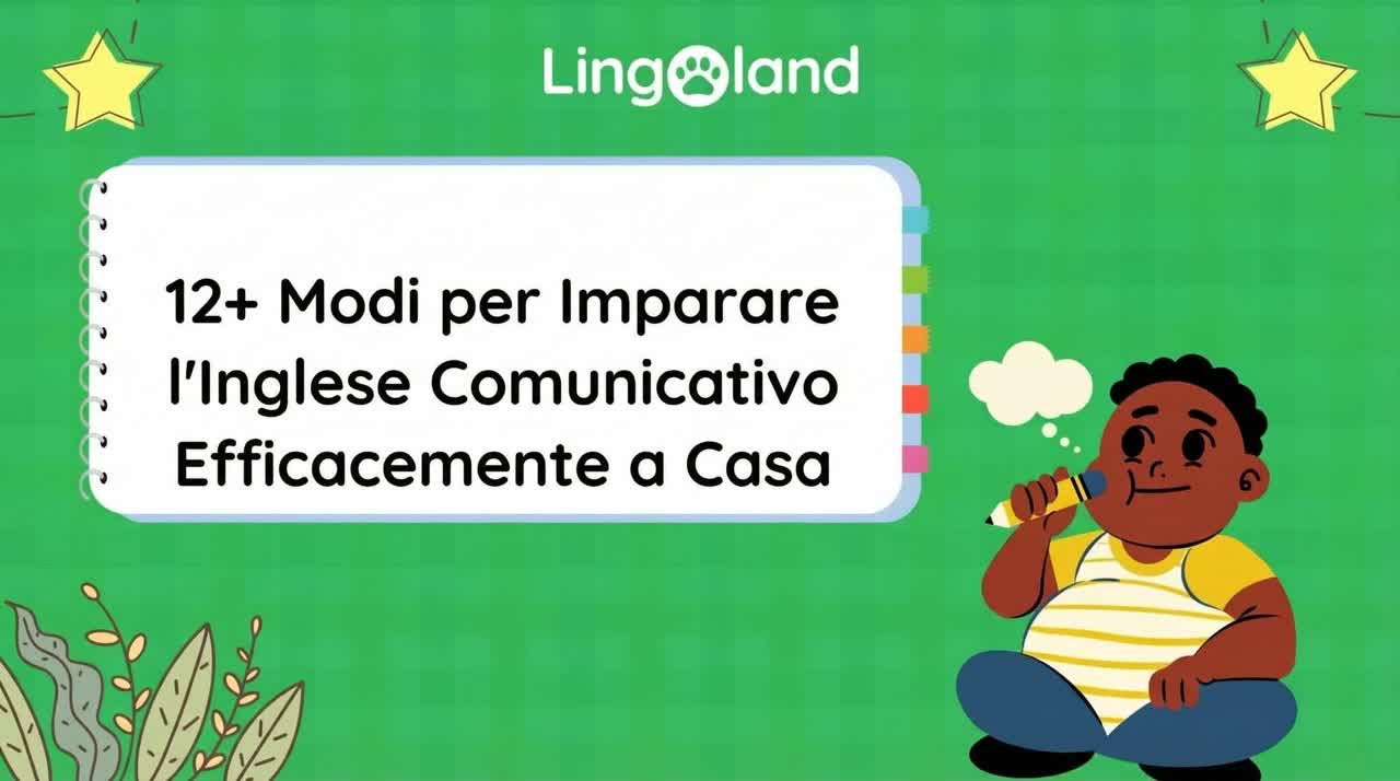 12+ modi efficaci per imparare l'inglese colloquiale a casa