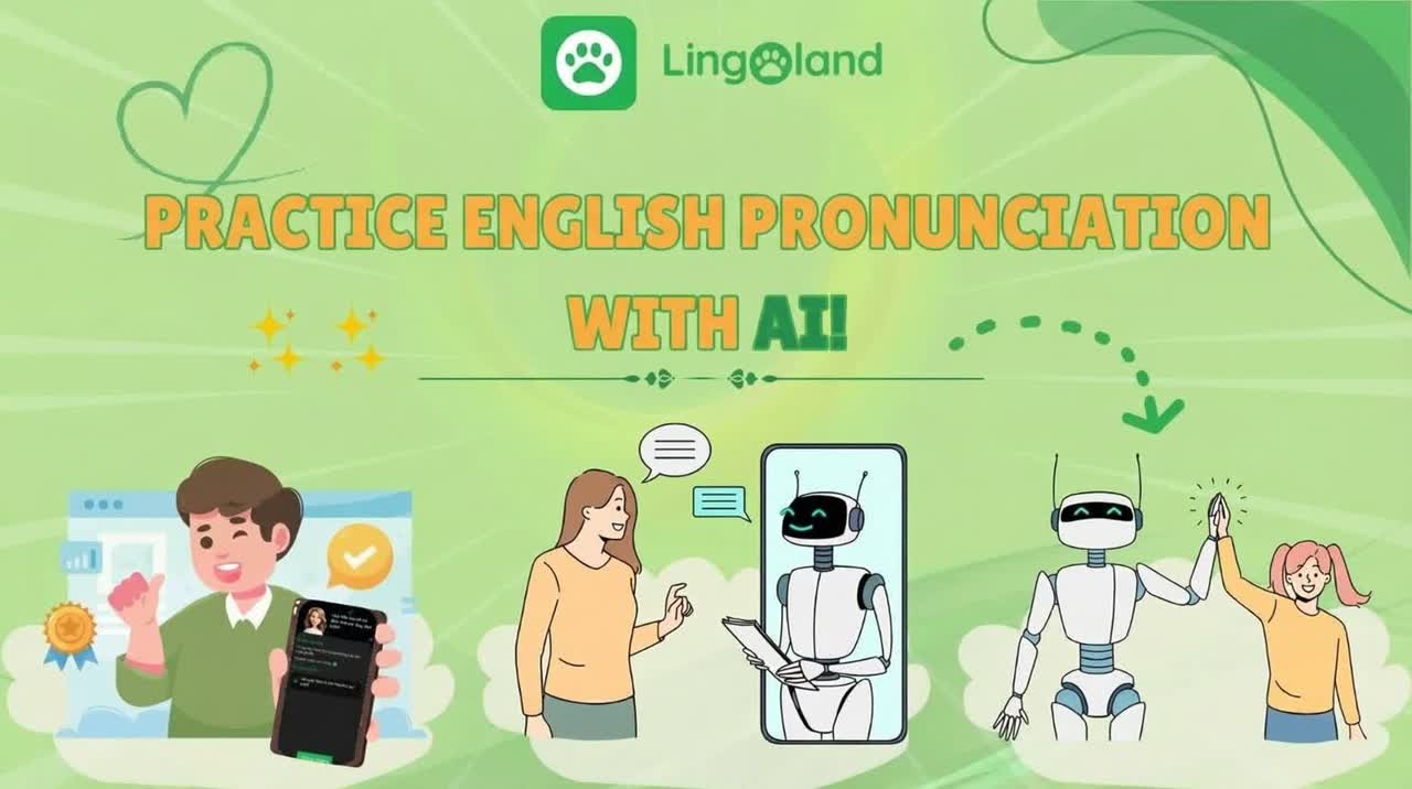 Practice your English pronunciation with AI.