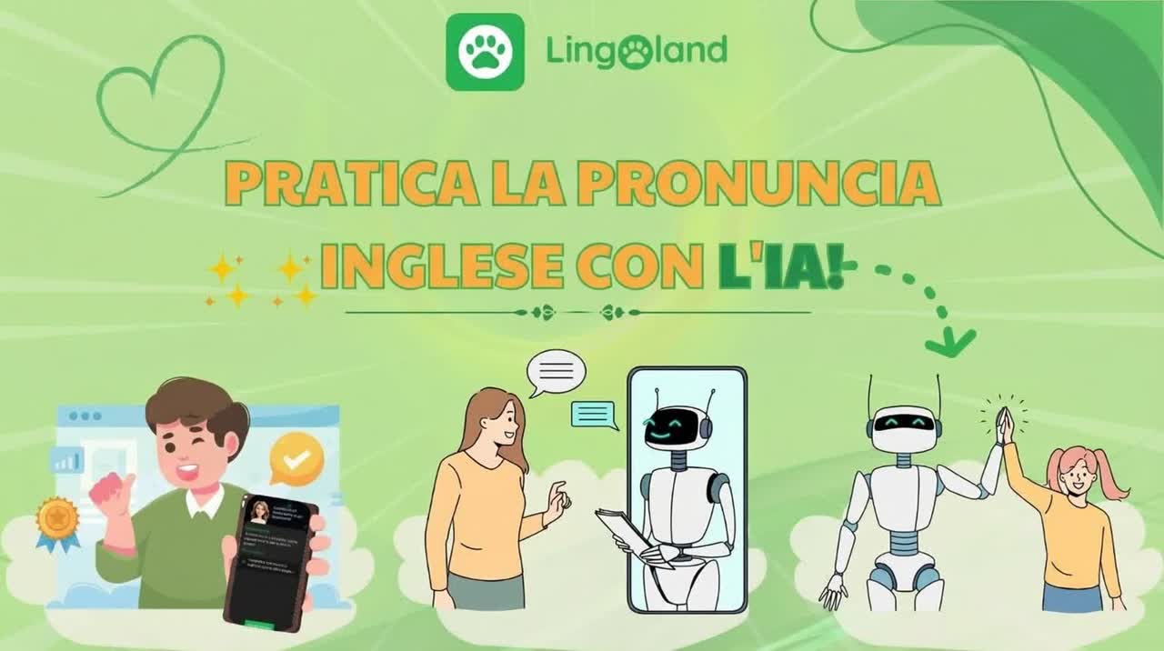 Esercita la tua pronuncia inglese con l'intelligenza artificiale.