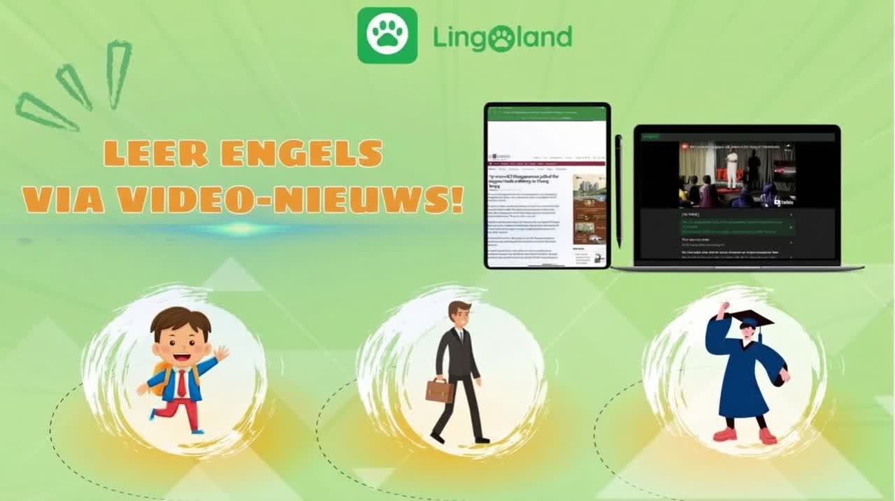 Leer Engels via video's en nieuwsberichten.