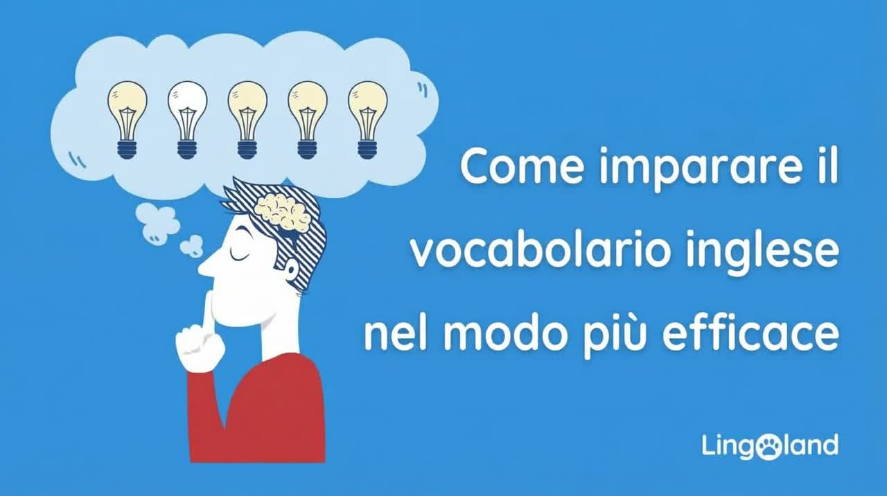Modi efficaci per imparare il vocabolario inglese