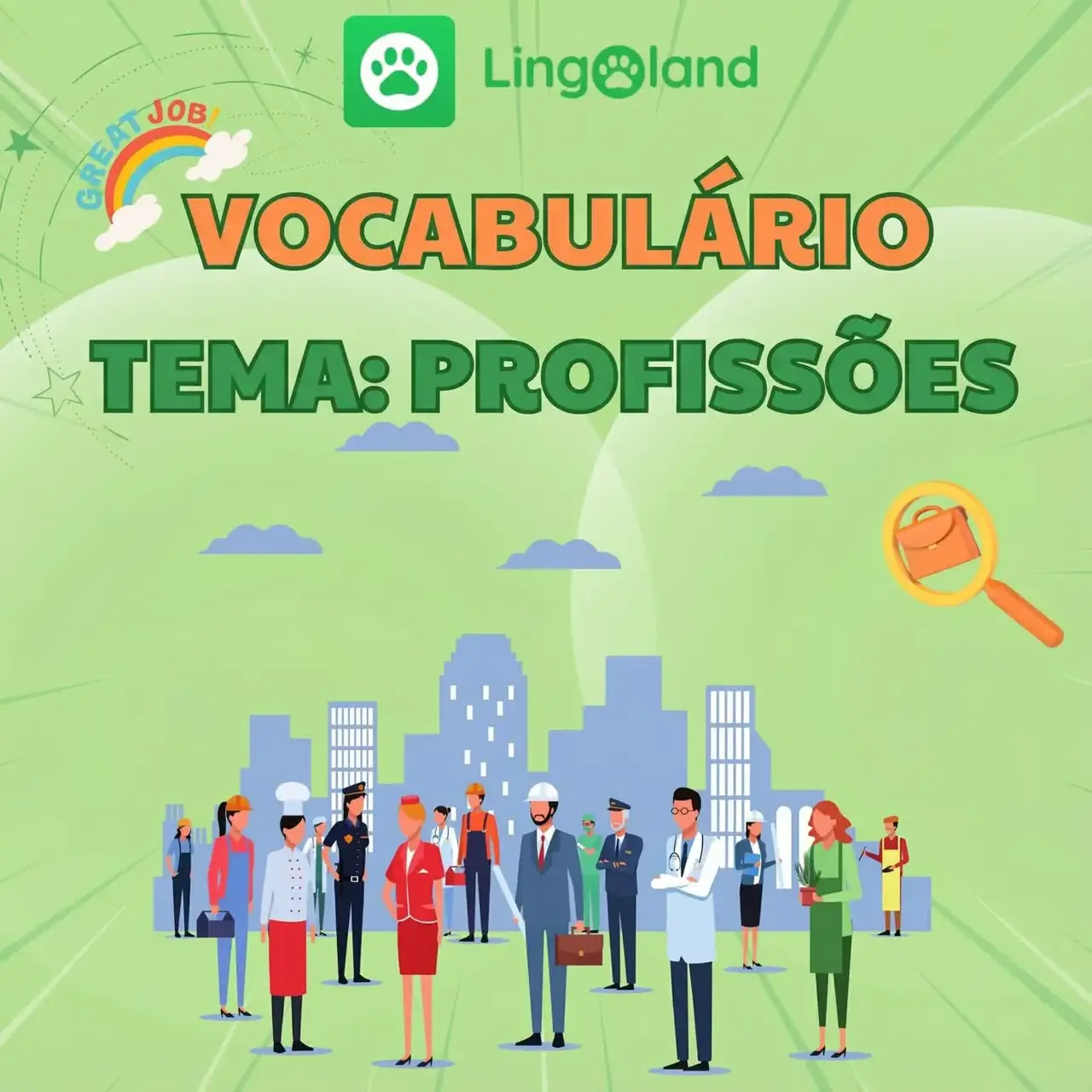 Uma compilação de vocabulário com garantia de aparecer no exame TOEIC.