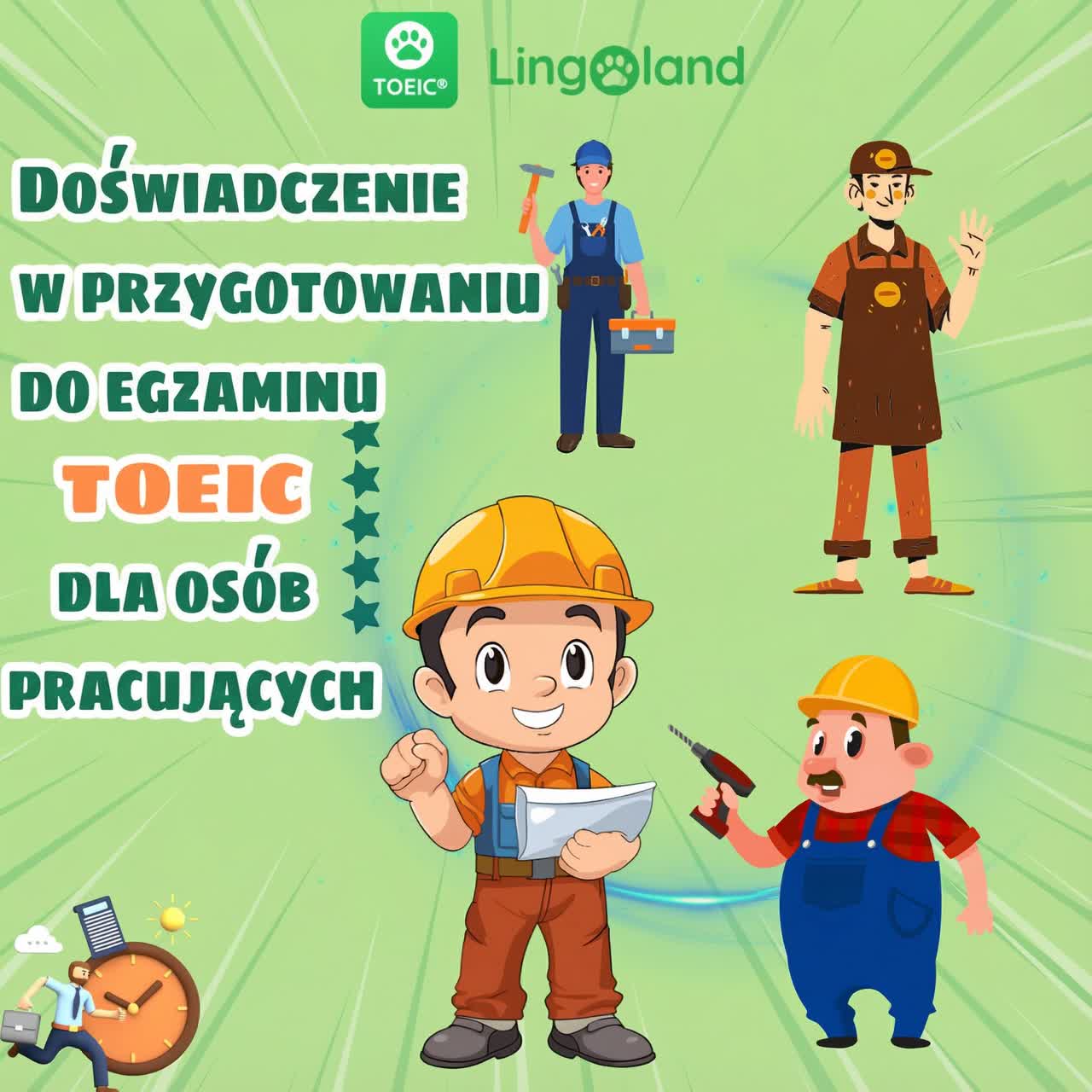 Wskazówki dotyczące przygotowania do egzaminu TOEIC dla osób pracujących zawodowo