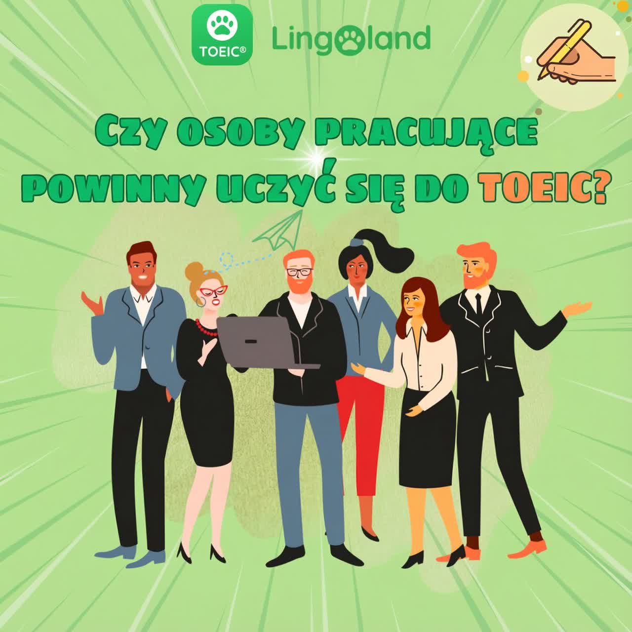 Czy osoby pracujące zawodowo mogą otrzymać przygotowanie do egzaminu TOEIC?