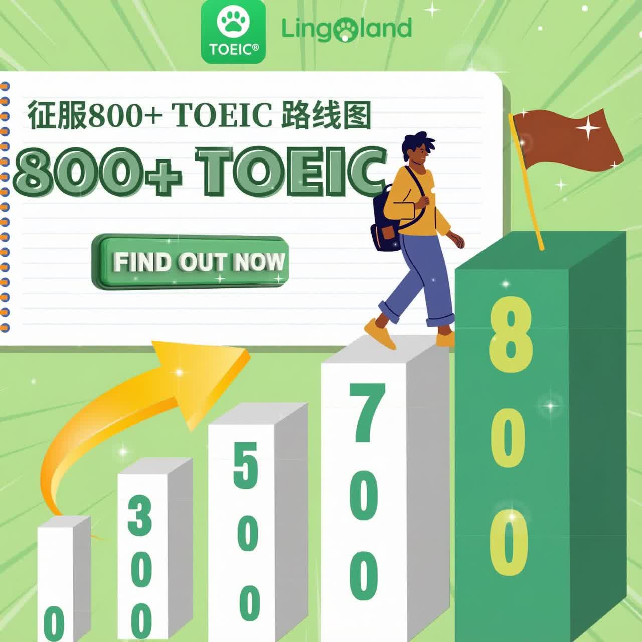 如何攻克800+ TOEIC分数