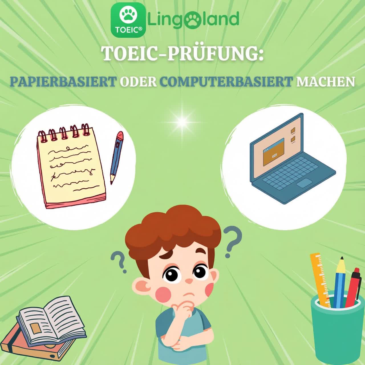 TOEIC-Prüfung: Sollten Sie die papierbasierte oder die computerbasierte Prüfung ablegen?