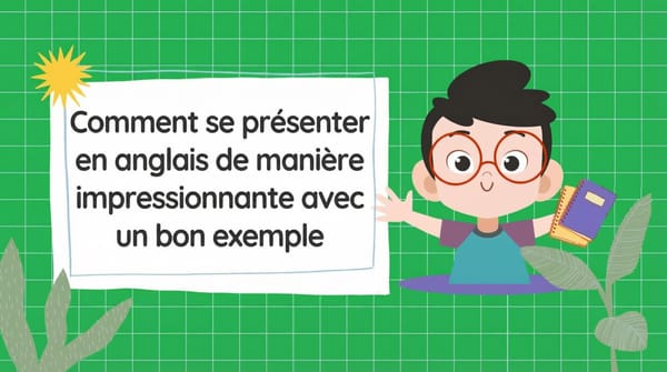Comment se présenter de manière impressionnante en anglais, avec des exemples de réponses.