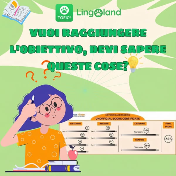 Per raggiungere il tuo obiettivo, devi conoscere queste cose.