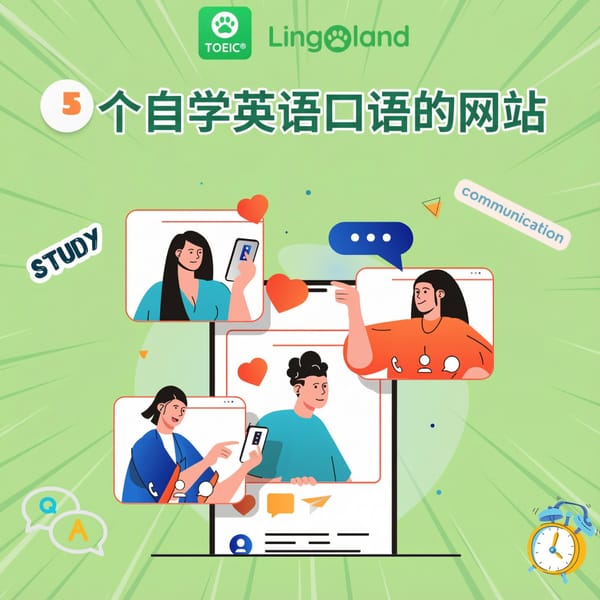 5个自学英语会话的网站