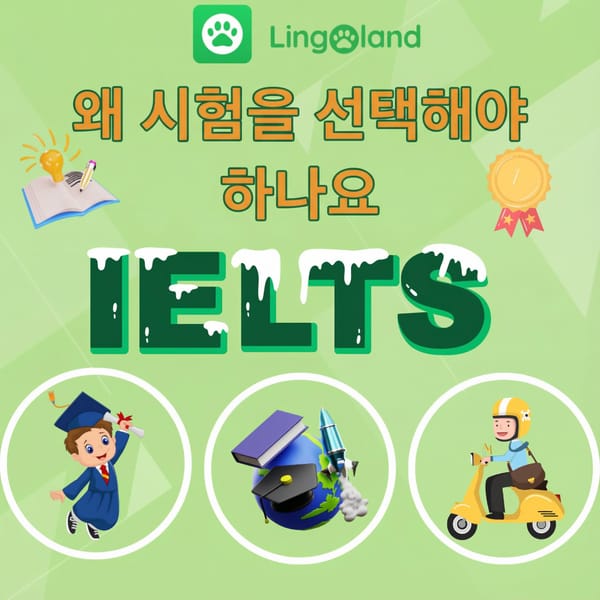 IELTS 시험을 선택하는 이유는 무엇일까요?