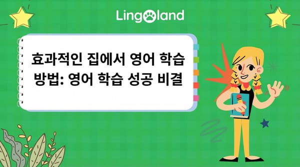 집에서 효과적으로 영어를 배우는 방법: 영어 학습 성공 비결.