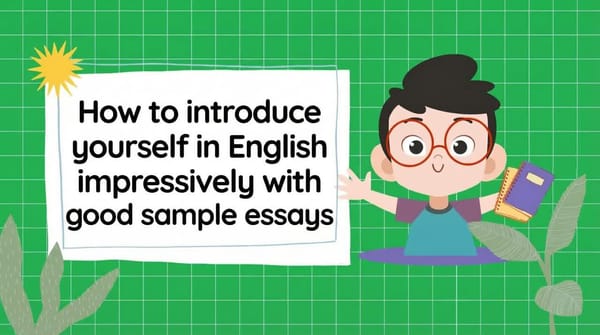 How to introduce yourself impressively in English, with sample answers.