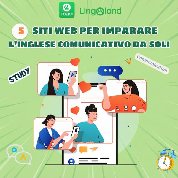 5 siti web per l'autoapprendimento dell'inglese conversazionale